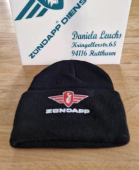 Zündapp Strickmütze mit Logo Winddicht und Warm
